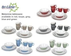 Bo-Camp Servies - Campingbord - 100% Melamine - 16-delig - Grijs -Buitenkampeer Winkel 1200x954 2