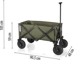 Campart Bolderkar HC-0915 - Opvouwbaar - Bolderwagen Met Stevig Harmonicaframe - Inclusief Opbergtas En Bodemplaat - Groen 12 Campart Bolderkar HC-0915 - Opvouwbaar - Bolderwagen Met Stevig Harmonicaframe - Inclusief Opbergtas En Bodemplaat - Groen -Buitenkampeer Winkel 1200x974 5