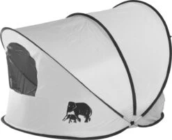Deryan Luxe Pop Up Strandtent XXL - Anti-UV 50+ - Zilver -Buitenkampeer Winkel 1200x978
