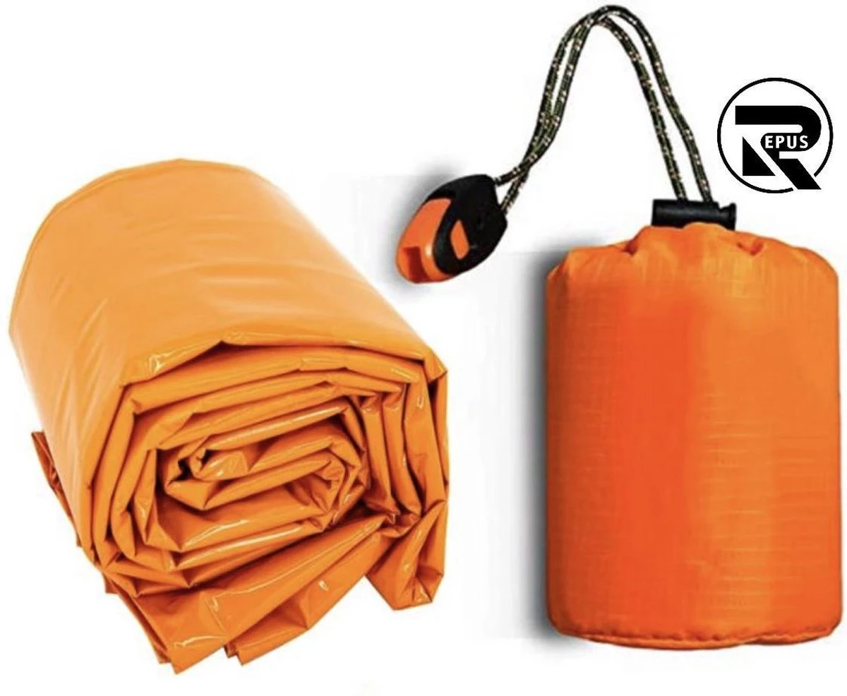 REPUS Nood Slaapzak | Life Bivy | Travel Safe |Lichtgewicht Slaapzak | Bivakzak | Extreme Light |Camperen | Outdoor | Camping | Musthave |Slaapzak | Wandelen | Tent | Reizen | Roadtrip | 4 REPUS Nood Slaapzak | Life Bivy | Travel Safe |Lichtgewicht Slaapzak | Bivakzak | Extreme Light |Camperen | Outdoor | Camping | Musthave |Slaapzak | Wandelen | Tent | Reizen | Roadtrip | - Afbeelding 4
