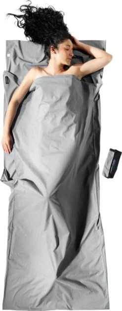 Cocoon Travelsheet InsectShield 100% Katoen - Safari Grey -Buitenkampeer Winkel 471x1200 2