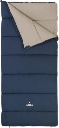 NOMAD® Brisbane Slaapzak | 205x80cm Blauw | Lichtgewicht & Kwalitatief | Dekenmodel Slaapzak | Incl Hoes -Buitenkampeer Winkel 559x1200