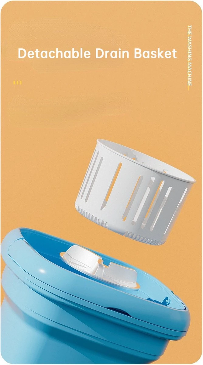 Mini Wasmachine - Camping Wasmachine - Opvouwbare Wasmachine - Handwasmachine - Fruitwasser - Kampeer Wasmachine - Valentijn - Wasdroger 3 Mini Wasmachine - Camping Wasmachine - Opvouwbare Wasmachine - Handwasmachine - Fruitwasser - Kampeer Wasmachine - Valentijn - Wasdroger - Afbeelding 3