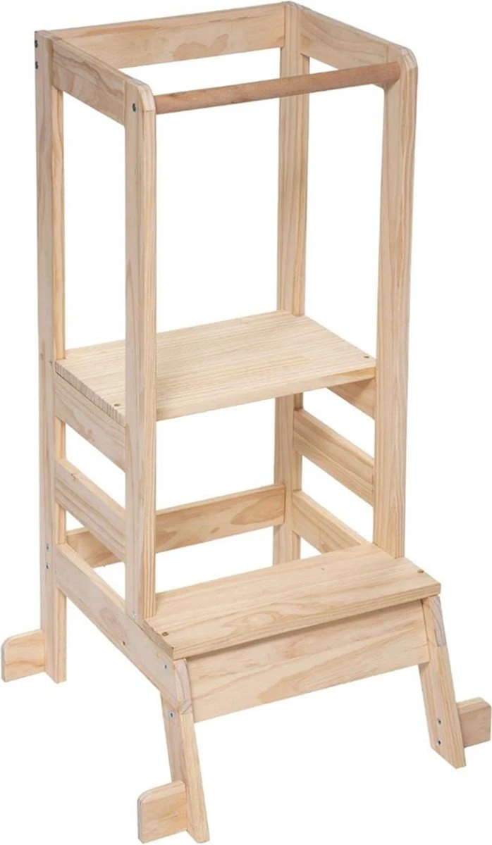 Merkloos Eazy Living Leertoren - Opstapkruk Voor Kinderen Berthe 1 Merkloos Eazy Living Leertoren - Opstapkruk Voor Kinderen Berthe