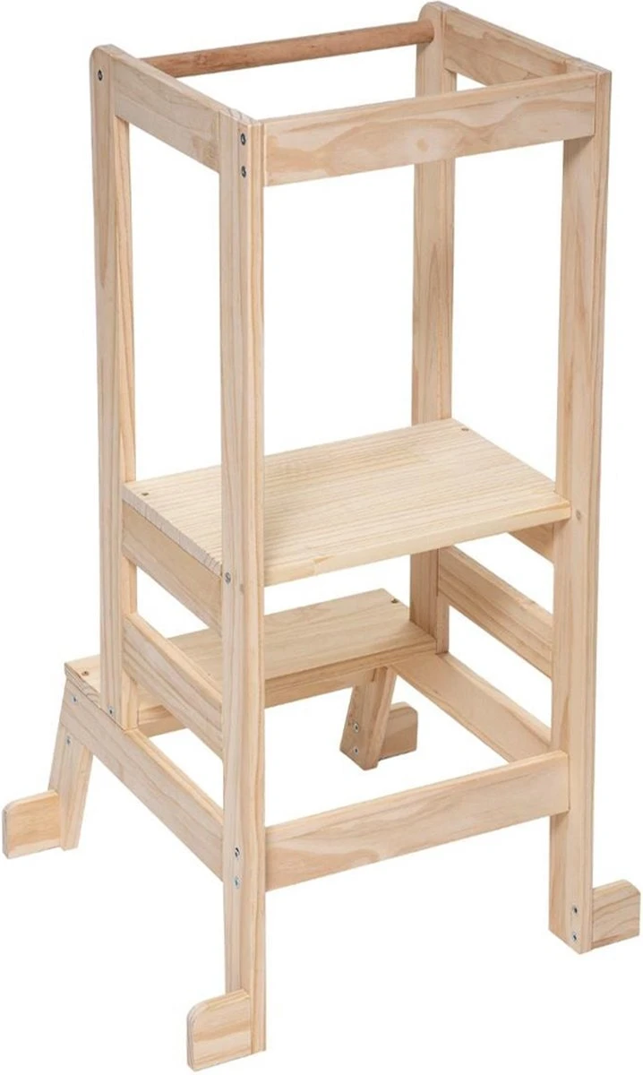 Merkloos Eazy Living Leertoren - Opstapkruk Voor Kinderen Berthe 2 Merkloos Eazy Living Leertoren - Opstapkruk Voor Kinderen Berthe - Afbeelding 2