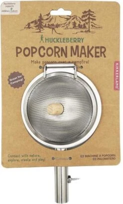 Kikkerland Huckleberry Popcorn Maker - Maak Je Eigen Popcorn - Popcornpan - Kampvuur - Buitenspeelgoed - Buitenspelen - Kamperen -Buitenkampeer Winkel 725x1200 1