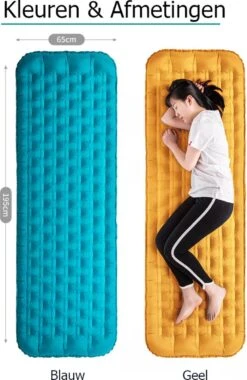 Naturehike® 3D Luchtmatras Premium - Comfortabel R-waarde 2.0 - Extra Dikke Slaapmat - Luchtbed Kamperen - Opblaasbaar Matras - Lichtgewicht - Outdoor - Camping -Buitenkampeer Winkel 780x1200 2