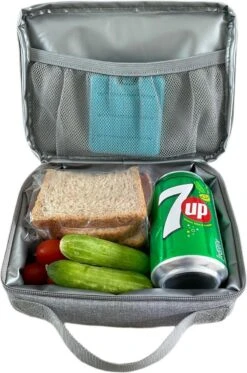 Brisby 4 Laags Geïsoleerde Koeltas - Lunchtas 1.5 Liter - Lichtgrijs -Buitenkampeer Winkel 794x1200