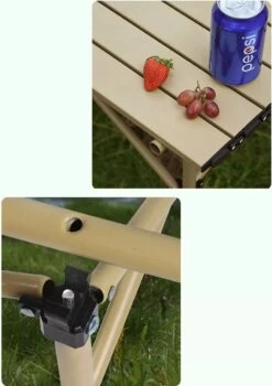 Buxibo - Lichtgewicht Vouwbare Campingtafel - Inklapbaar - Vis/Tuin/Picknick Tafel - Kamperen - Met Opberghoes - Aluminium - Grijs -Buitenkampeer Winkel 848x1200 2