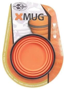 Sea To Summit X-Mug - Campingservies Inklapbaar - Mok - Oranje - 110mm -Buitenkampeer Winkel 866x1200