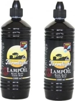 Merkloos 2x Lampenolie / Fakkelolie -1 Liter - Met Gratis Aansteker