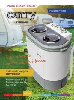 Camry CR 8052 Mini Wasmachine -Buitenkampeer Winkel 893x1200